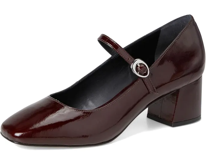 Туфли Bernardo Ancona с квадратным носком и регулируемой пряжкой