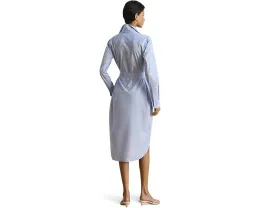 Платье-рубашка Lauren Ralph Lauren из хлопка end-on-end с поясом