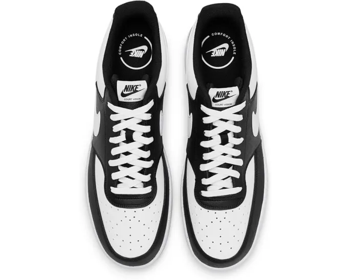 Кроссовки Nike Court Vision Low с ретро-дизайном и резиновой подошвой