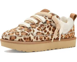 Кроссовки UGG Lo Lowmel Plains с принтом леопарда и двойной шнуровкой