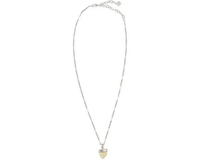 Kendra Scott Oleana Short Pendant Necklace с подвеской из абалона