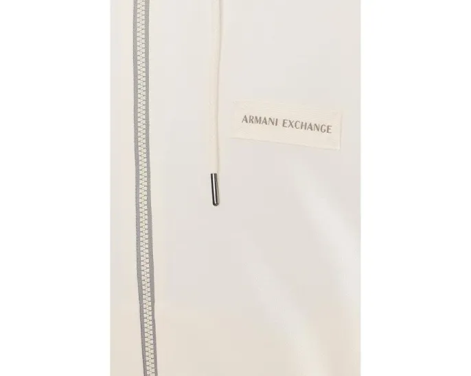 Худи Armani Exchange с молнией и регулируемым капюшоном на кулиске
