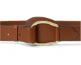 Широкий ремень Lauren Ralph Lauren из кожи с кольцевой пряжкой