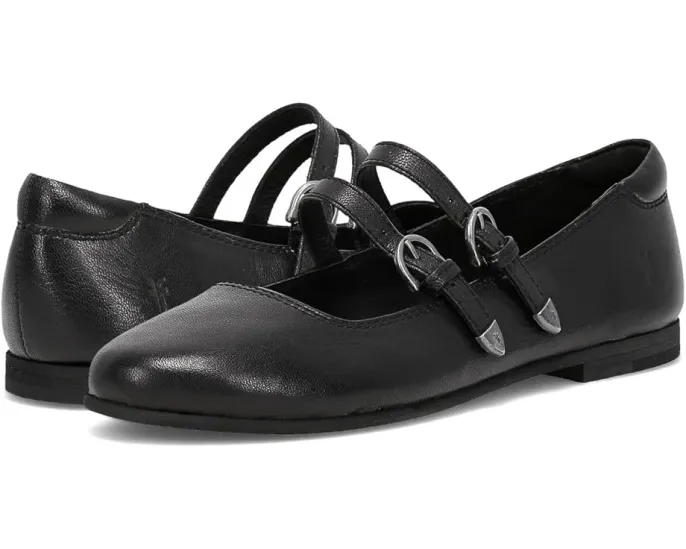 Туфли Frye Carson Multi Mary Jane с двумя ремешками и металлическим эффектом