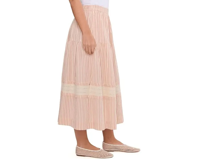 Юбка миди Toad&Co Airscape с ярусным дизайном