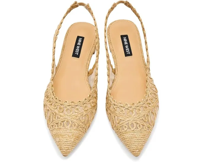Балетки Jovias от Nine West с сетчатым верхом и заостренным носком