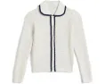 Tipped Pointelle Cardigan (Toddler/Little Kid/Big Kid)