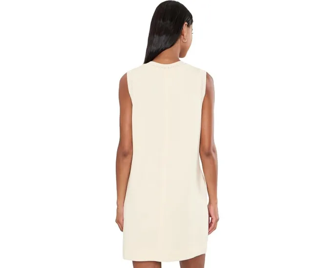Varley мини-платье Elba Tank Mini Dress белого цвета