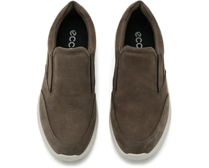ECCO туфли-слипоны City Stride Slip On темного глиняного цвета