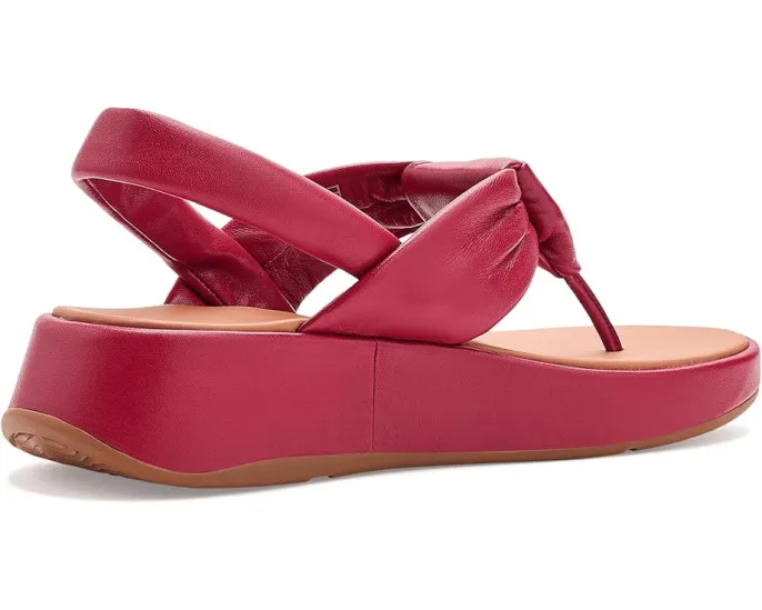 Сандалии FitFlop F Mode Knot с узлом из мягкой кожи и задним ремешком