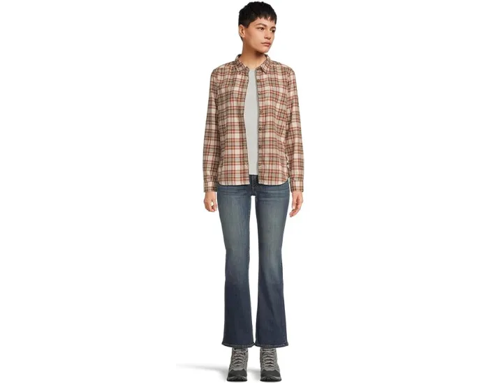 Royal Robbins оверсайз рубашка Lieback из органического хлопка в клетку