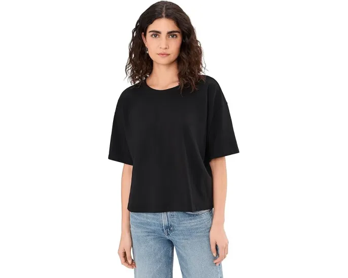 Футболка Eileen Fisher Pima Cotton Stretch Jersey с круглым вырезом