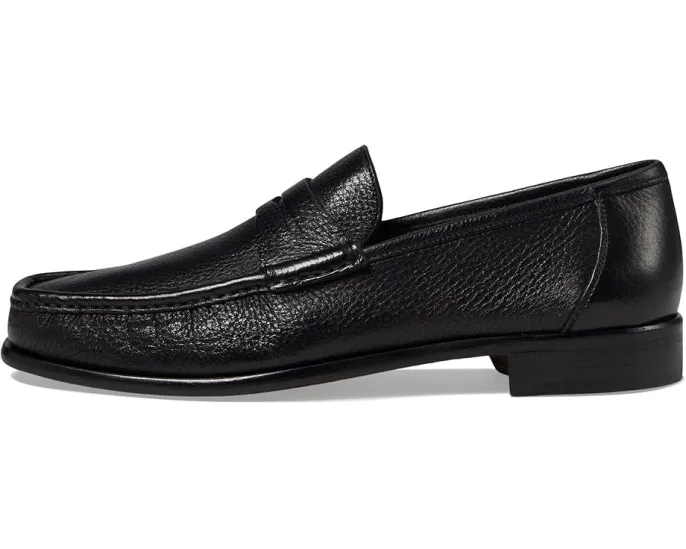 Бруно Мальи Tonio мокасины из кожи с миндалевидным носком и наборным каблуком