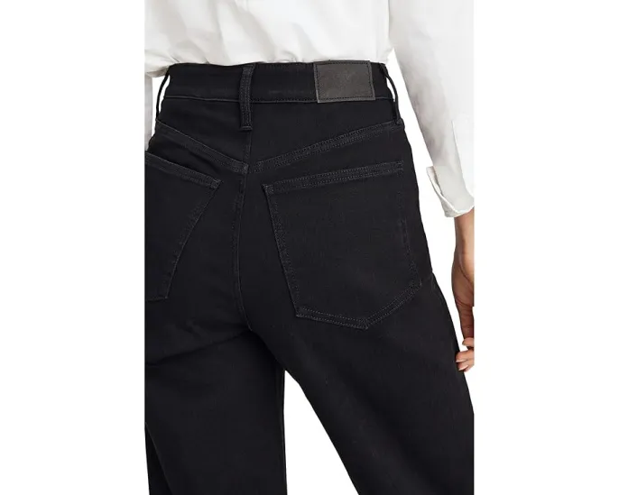 Джинсы Madewell Perfect Vintage Wide-Leg в черной стирке