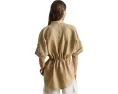 Туника Linen Roll-Tab Sleeve Tunic из льна с завязками Lauren Ralph Lauren