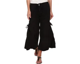 Широкие брюки Cargo Gaucho Crop с завязками и карманами XCVI