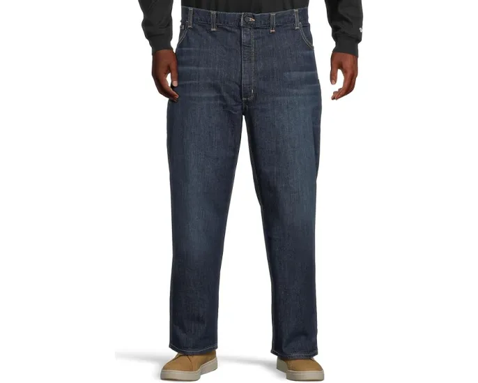 Джинсы Carhartt Big & Tall FR Relaxed Straight Rugged Flex в цвете Midnight Indigo