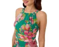 Floral Chiffon Halter Dress