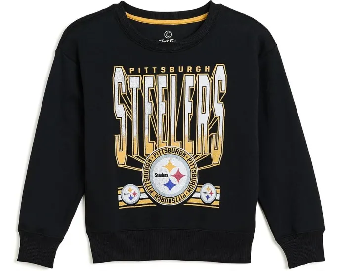 Худи NFL Pittsburgh Steelers свободного кроя с заниженным плечом Junk Food Clothing Kids