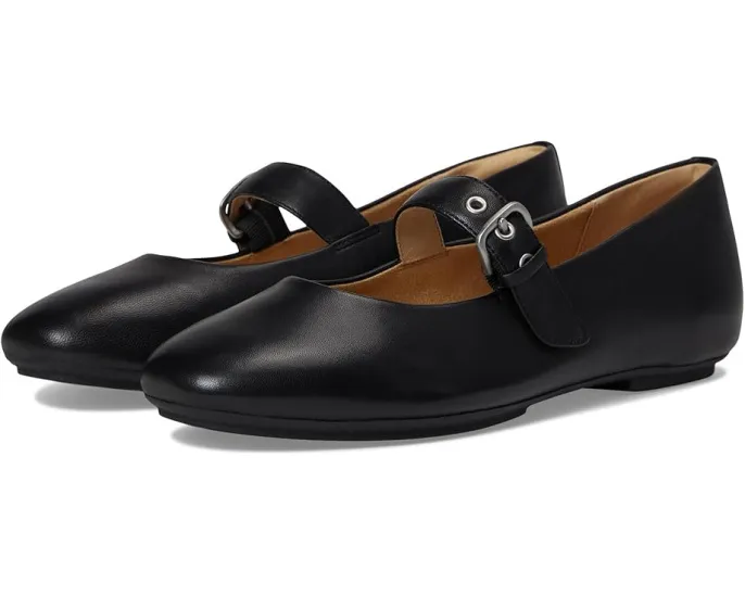 Туфли-марджи FitFlop Delicato из мягкой кожи наппа с пряжкой