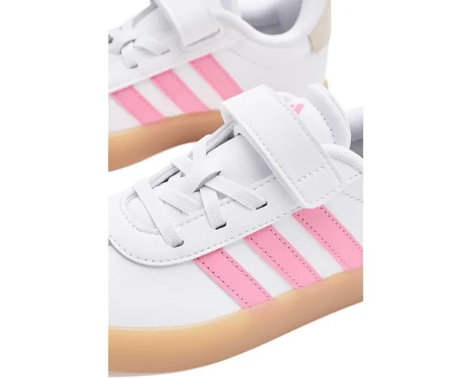 Кеды Adidas VL Court 3.0 на шнурках с липучкой для детей