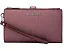 Кожаный кошелек на запястье MICHAEL Michael Kors Jet Set Double Zip
