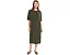 Платье Eileen Fisher миди из махры с воротником-хомутом