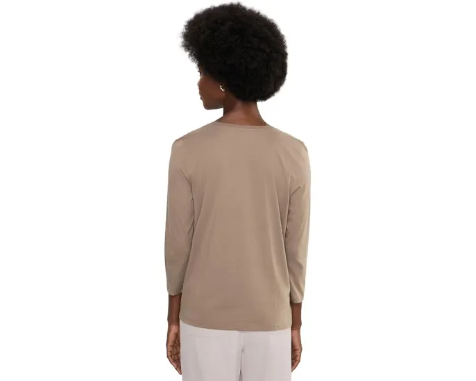 Футболка с круглым вырезом Organic Pima Cotton Jersey от Eileen Fisher
