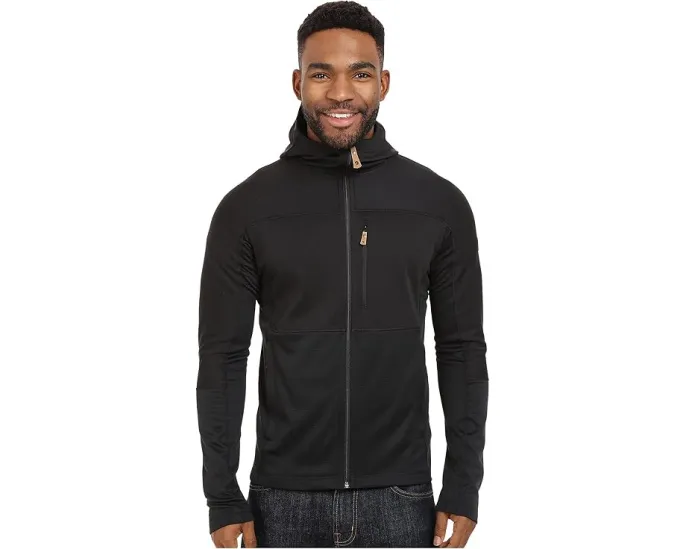 Толстовка Abisko Trail Fleece от Fjällräven с капюшоном и карманами