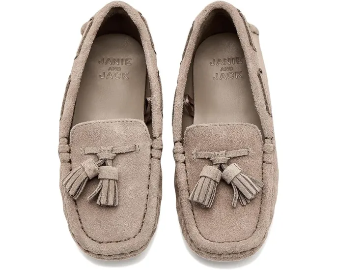 Janie and Jack мокасины Driver Shoes с кисточкой и мягкой стелькой
