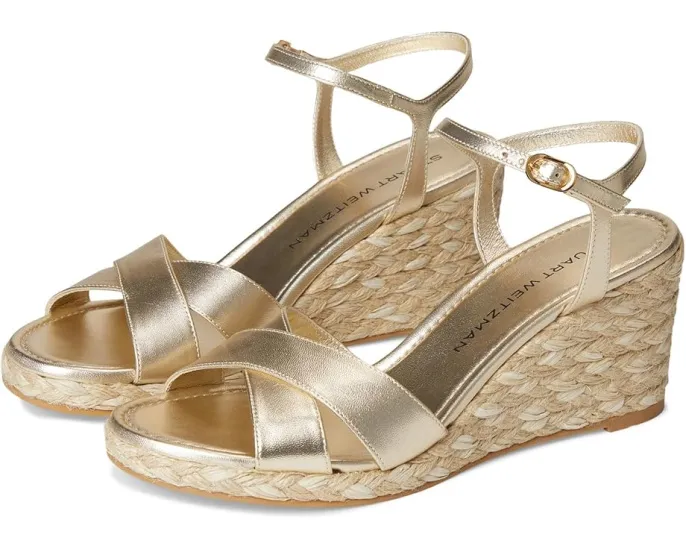 Эспадрильи Stuart Weitzman Dayna Espadrille Wedge на танкетке с ремешком на щиколотке