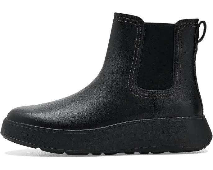 Chelsea-ботинки FitFlop F-Mode Stitch Warm из состаренной кожи с подошвой Microwobbleboard