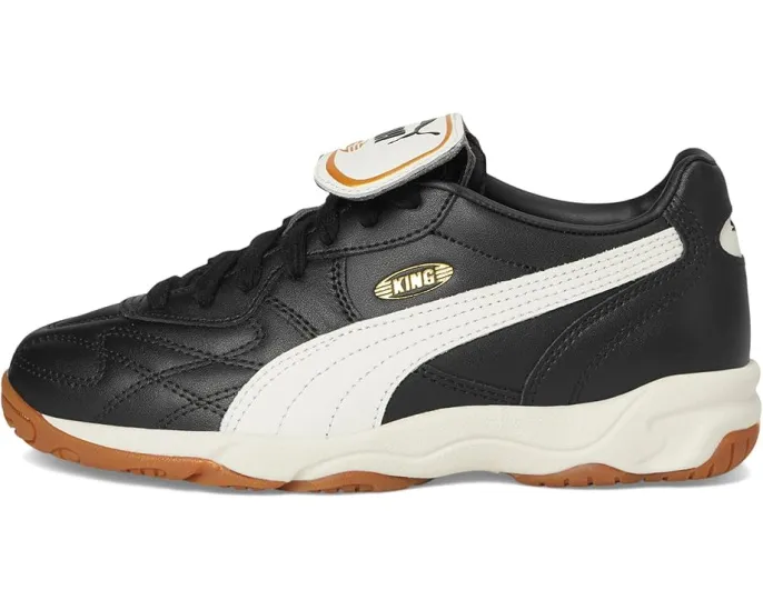Кроссовки PUMA King Indoor для футзала с кожаным верхом и съемным язычком