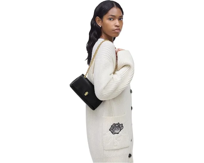 Мини сумка The Dual Chain Mini с цепными ремнями и замком Marc Jacobs