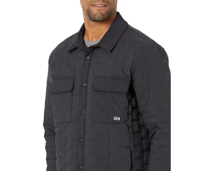 Куртка-рубашка Mountain Hardwear Stretchdown Light Shacket с утеплителем