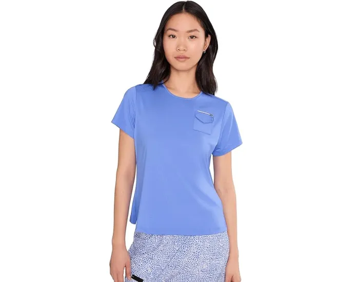 Футболка Jamie Sadock с каре и карманом на молнии