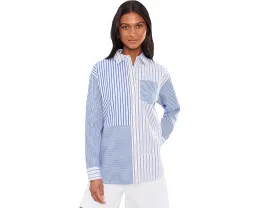 Свободная полосатая рубашка из бродклота Lauren Ralph Lauren