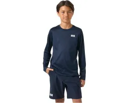 Детская толстовка Helly Hansen Tech с длинным рукавом и защитой UPF 50