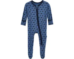 Kickee Pants Kids комбинезон для младенцев с двухсторонней молнией и мягкой подкладкой
