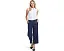 Капри NYDJ Petite Wide Leg Cargo в цвете Oxford Navy с широкими штанинами