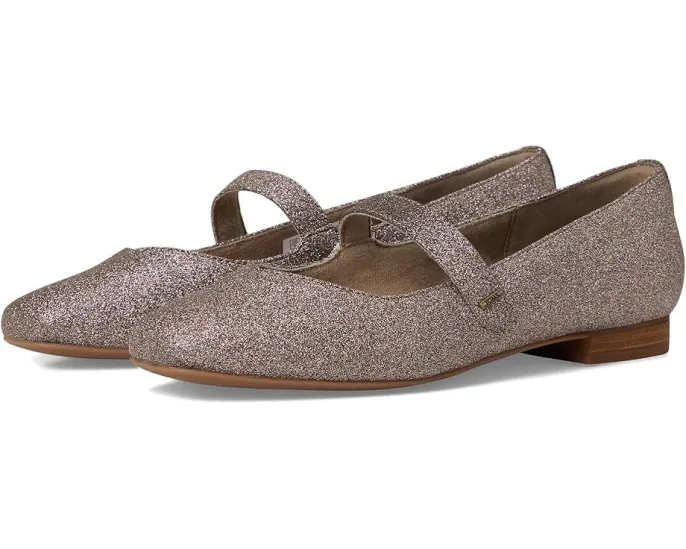 Туфли-лодочки TOMS Bianca из замши с квадратным носком и ремешком