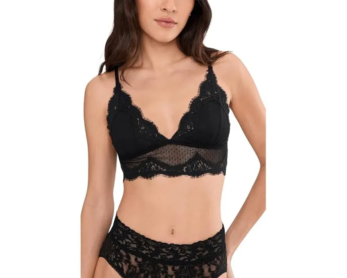 Free People Длинное бра Fiona с V-образным вырезом и треугольными чашками