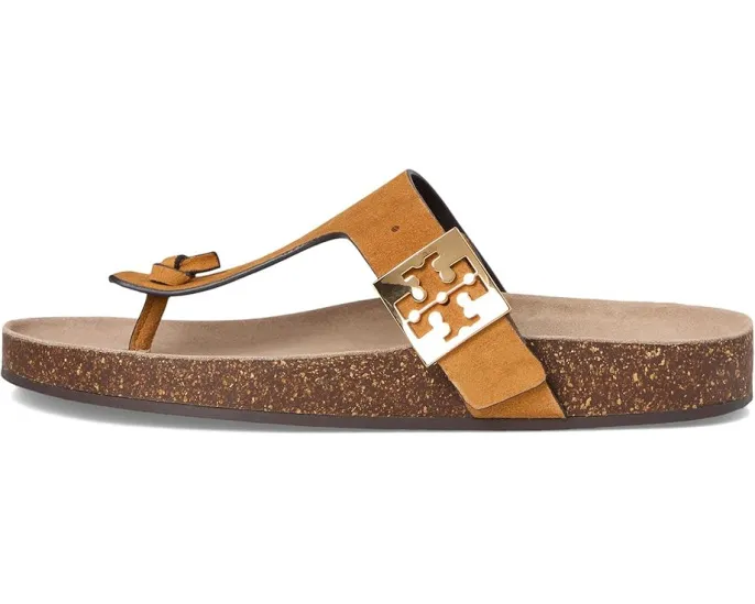 Шлепанцы Tory Burch Mellow Thong с верхом из мягкой замши