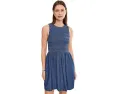 Мини платье Madewell Smocked с воланами