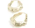 Серьги-кольца Kendra Scott Adriana с фигурным краем в виде ракушки