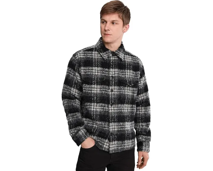 Рубашка AllSaints Korey с длинным рукавом из мягкой ткани