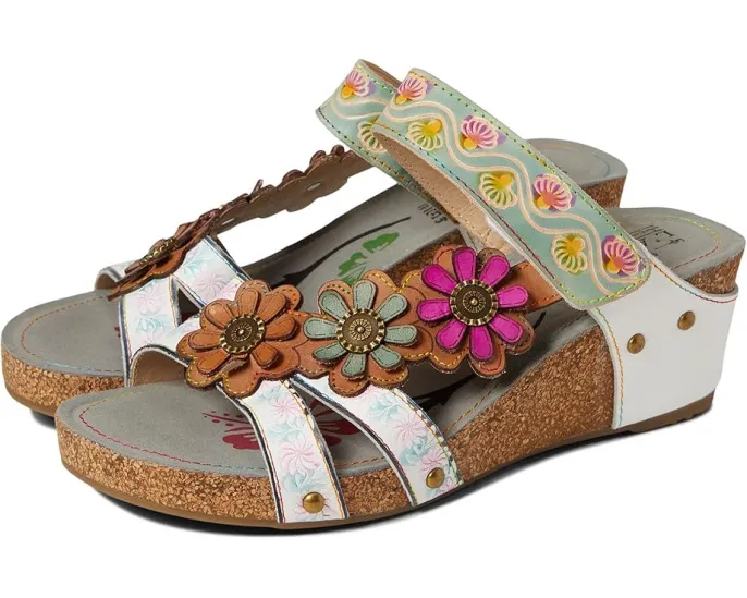 Туфли Delight на платформе с ярким цветочным принтом