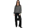 Crew Neck with Raglan Puff Sleeve