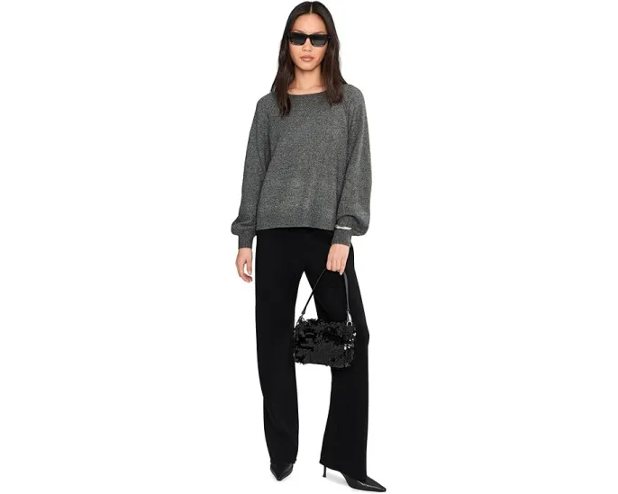 Crew Neck with Raglan Puff Sleeve