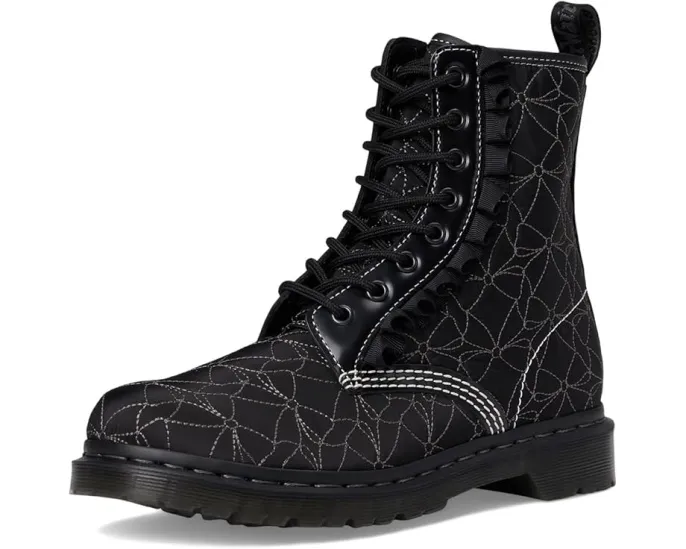 Ботинки Dr. Martens 1460 Frill с бантами и рюшами